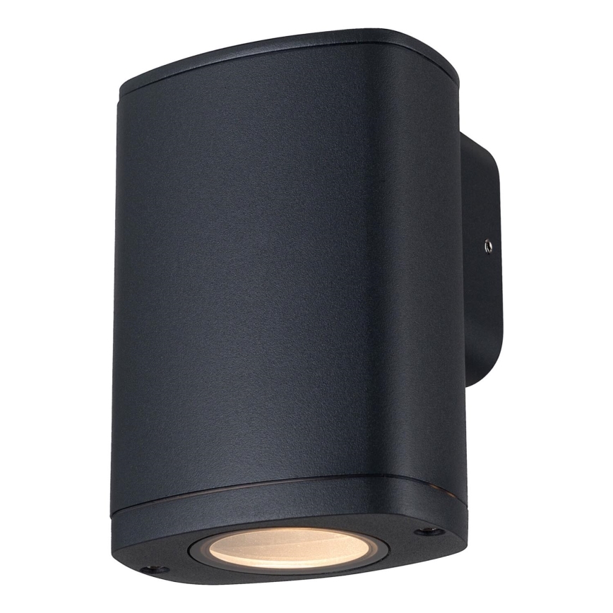 Vanjska zidna svjetiljka ZEVI 1xGU10/10W/230V IP54 crna