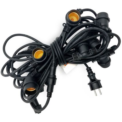Vanjski dekorativni lanac MIMOSA 10xE27/1,3W/230V IP44 10 m