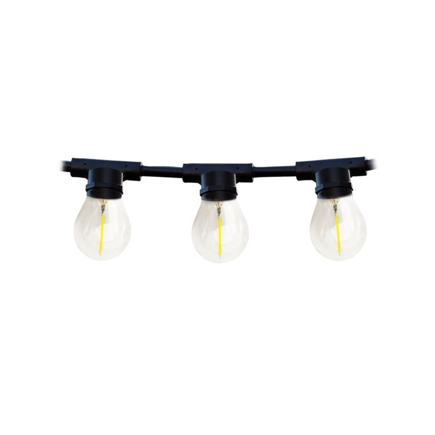 Vanjski dekorativni lanac MIMOSA 20xE27/1,3W/230V IP44 10m