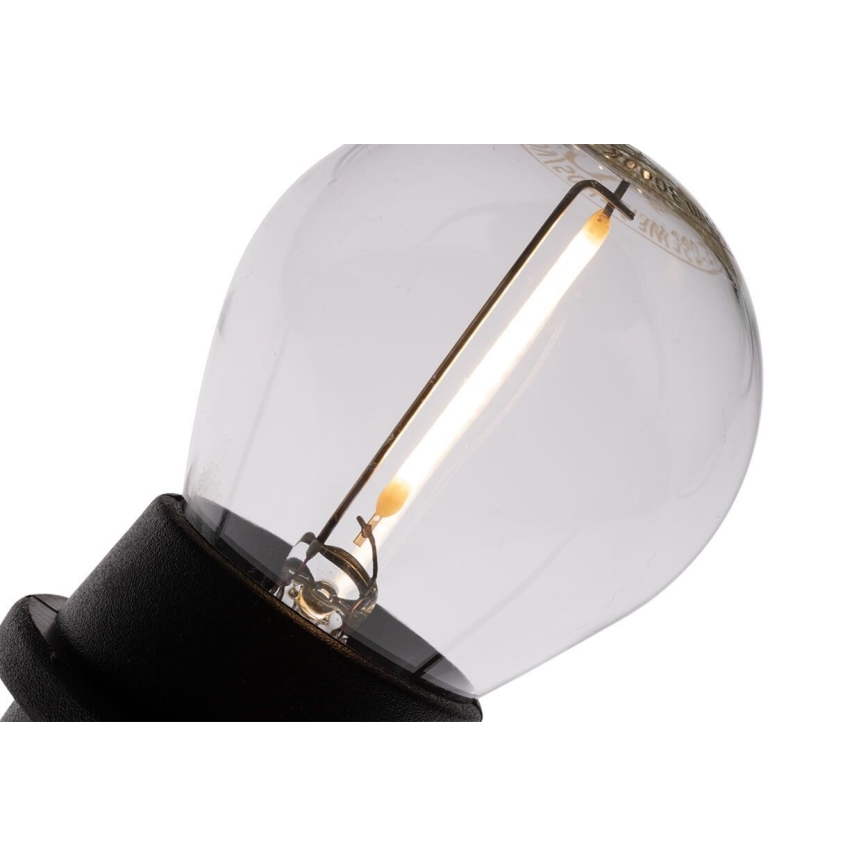 Vanjski dekorativni lanac MIMOSA 20xE27/1,3W/230V IP44 20m