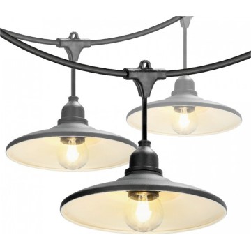 Vanjski dekorativni niz CRETE 15xE27/230V 20m IP44