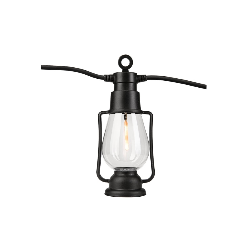 Vanjski dekorativni svjetlosni lanac GIRLANDA, 20 x LED, 20 m, IP44, topla bijela