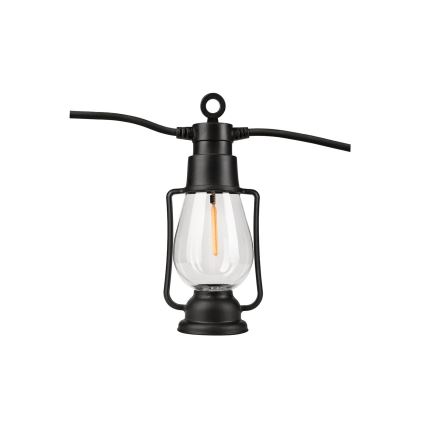 Vanjski dekorativni svjetlosni lanac GIRLANDA, 20 x LED, 20 m, IP44, topla bijela