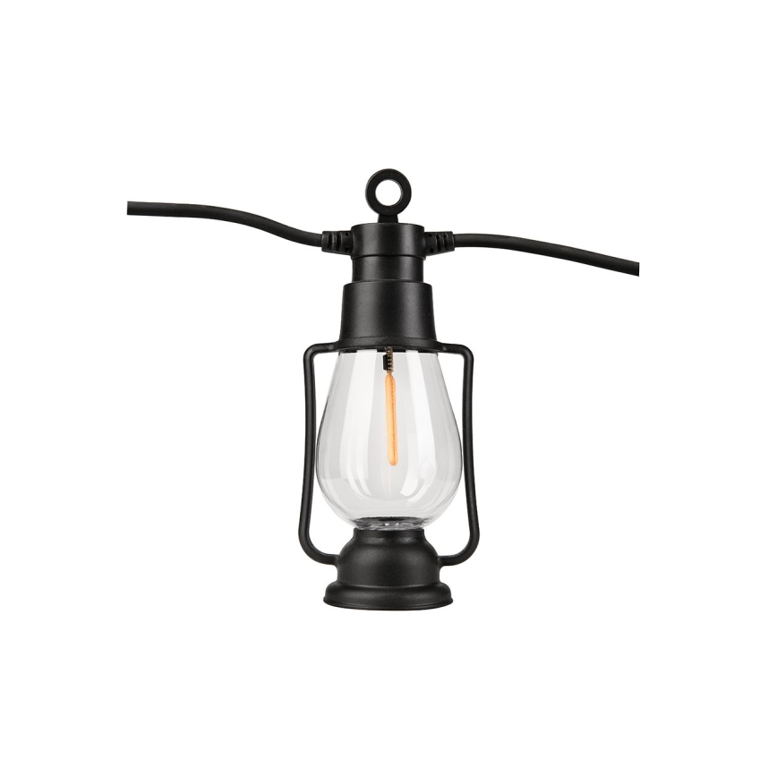 Vanjski dekorativni svjetlosni lanac GIRLANDA, 20 x LED, 20 m, IP44, topla bijela