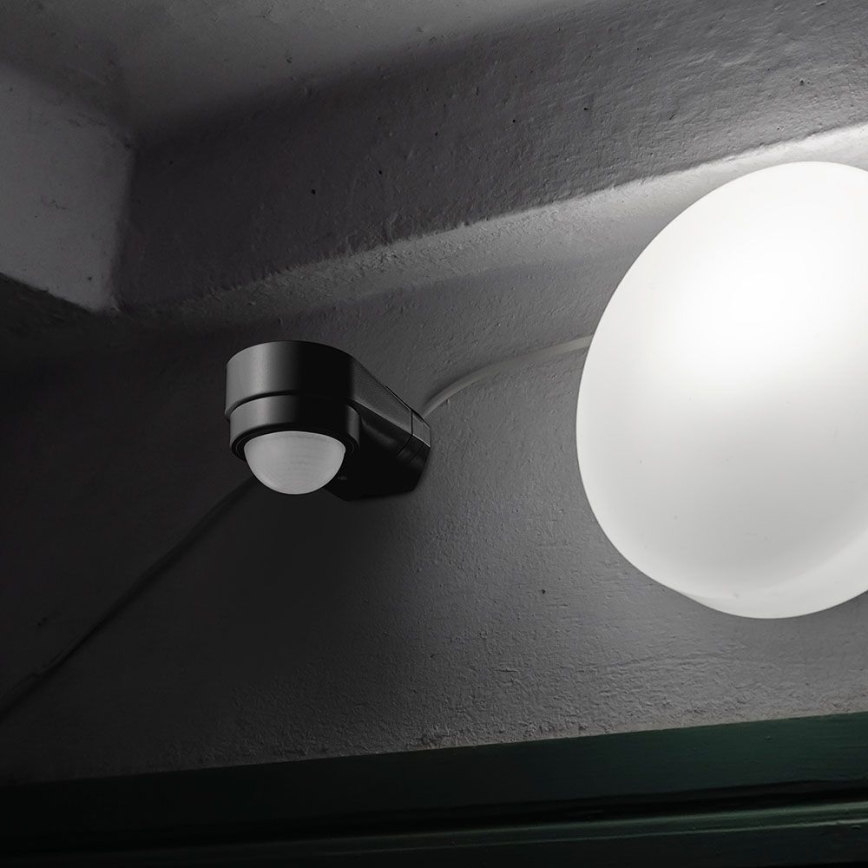 Vanjski infracrveni senzor pokreta 240° 600W/230V IP65 crna