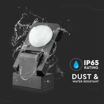 Vanjski infracrveni senzor pokreta 360° 1000W/230V IP65 crna