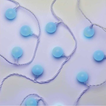 Vanjski LED lanac 40xLED/9m IP44 plava