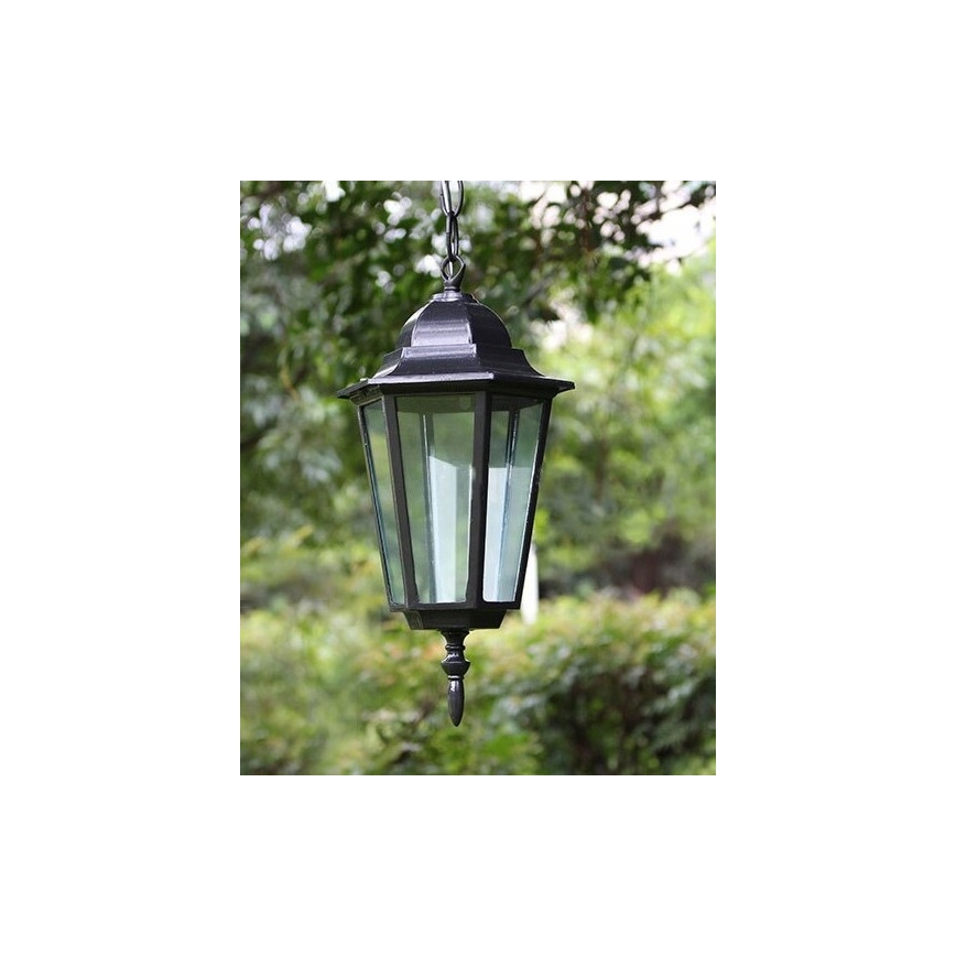 Vanjski luster 1xE27/20W/230V IP43 crna