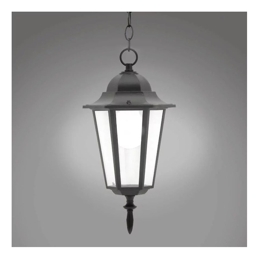 Vanjski luster 1xE27/20W/230V IP43 crna