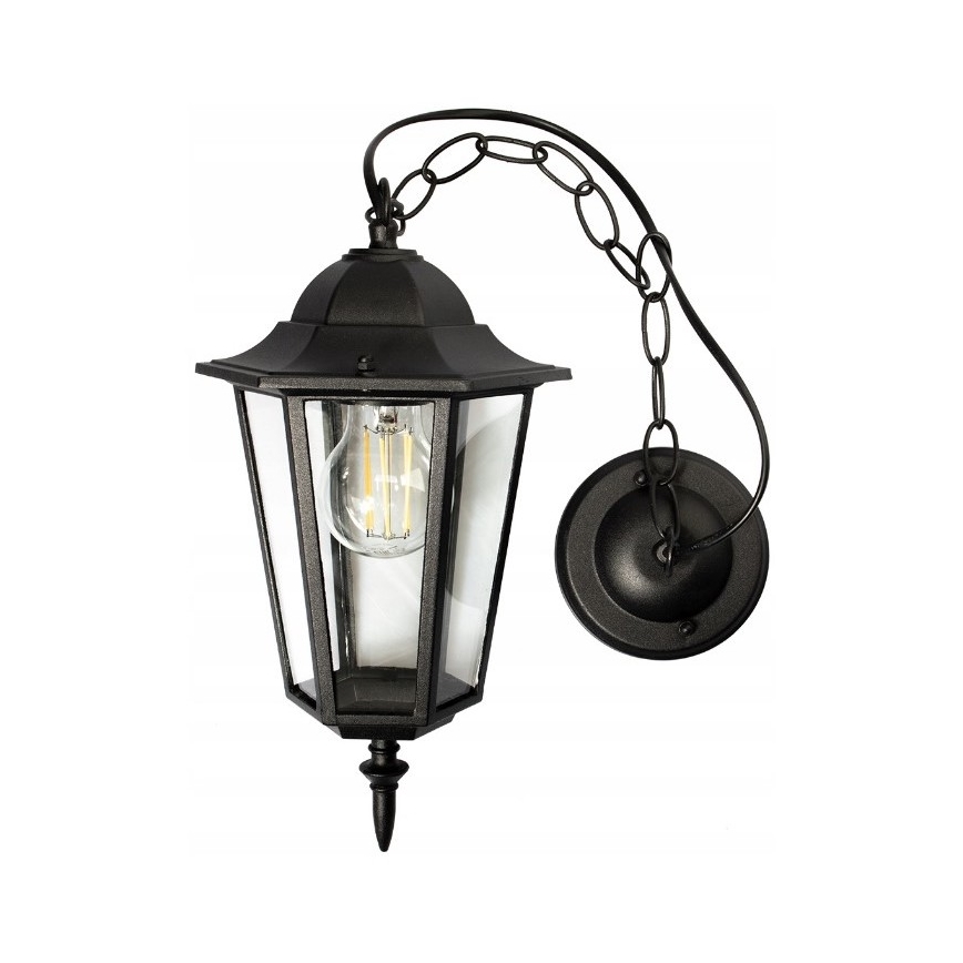 Vanjski luster 1xE27/20W/230V IP43 crna