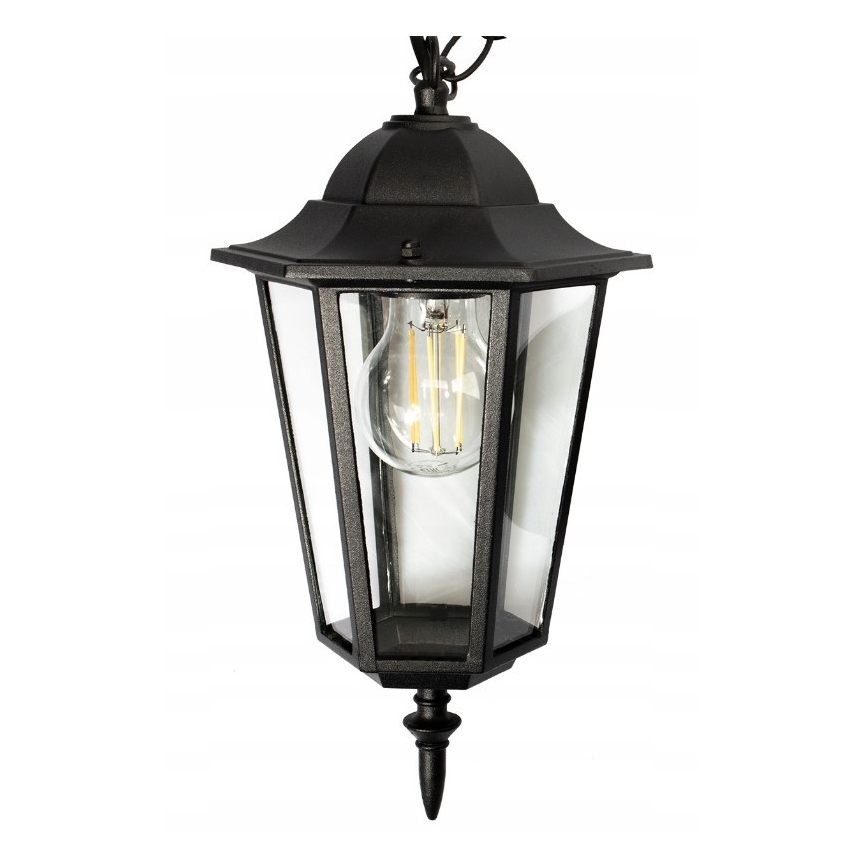 Vanjski luster 1xE27/20W/230V IP43 crna