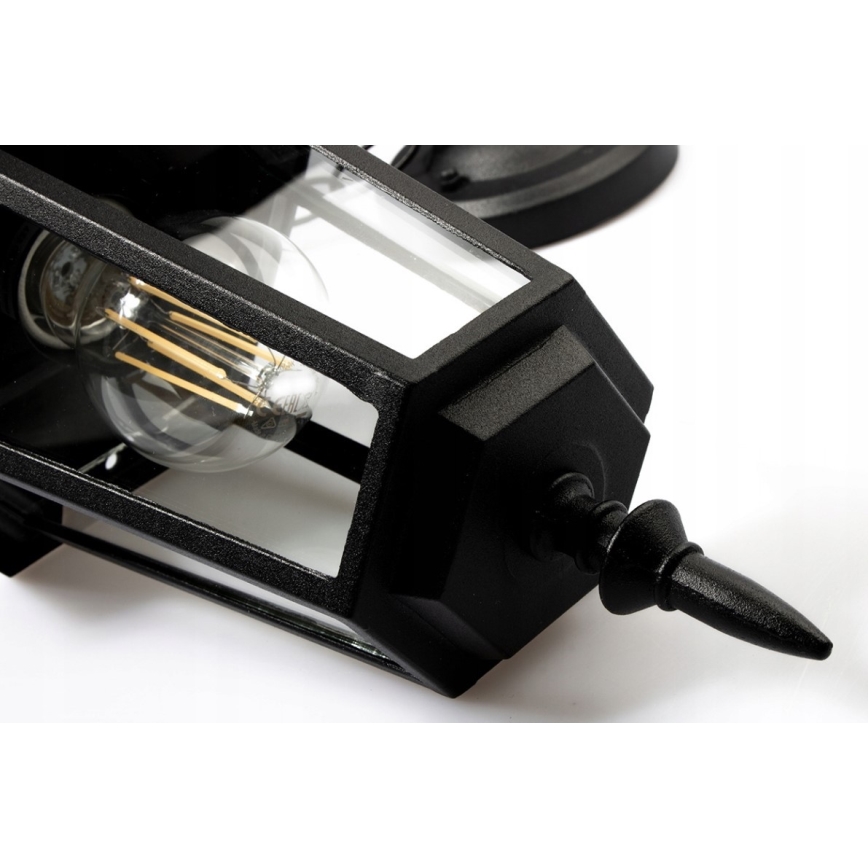 Vanjski luster 1xE27/20W/230V IP43 crna