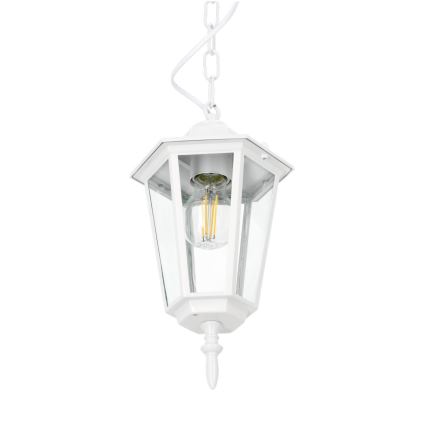 Vanjski luster na lancu 1xE27/60W/230V IP44 bijela