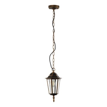 Vanjski luster na lancu ARRAIA 1xE27/15W/230V IP44 bronca patina