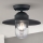 Vanjski nadgradni luster EDWARD 1xE27/60W/230V IP44 crna