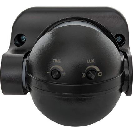 Vanjski PIR senzor pokreta, 1200 W / 230 V, IP44, crni