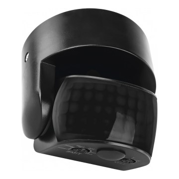 Vanjski PIR senzor pokreta i sumraka 1200W/230V IP65 crni
