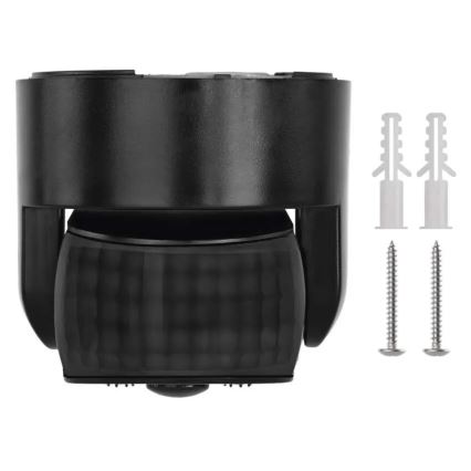 Vanjski PIR senzor pokreta i sumraka 1200W/230V IP65 crni