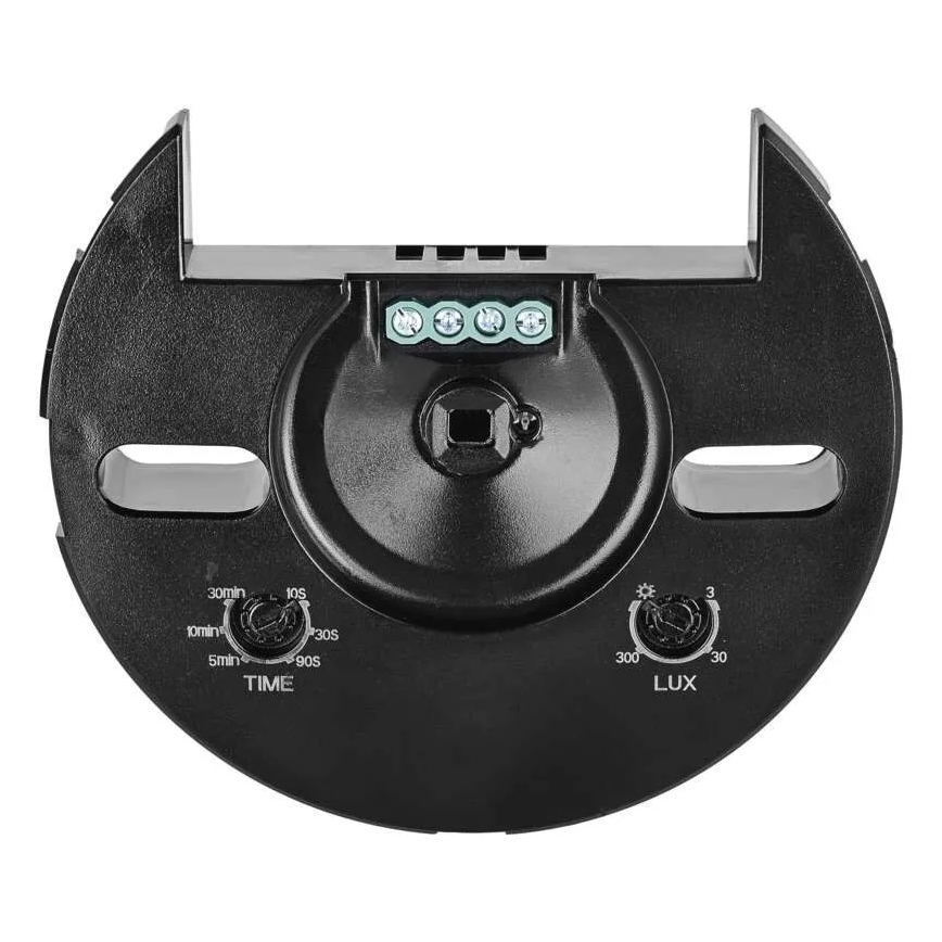Vanjski PIR senzor pokreta i sumraka 2000W/230V IP65, crni