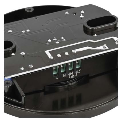 Vanjski PIR senzor pokreta i sumraka 2000W/230V IP65, crni