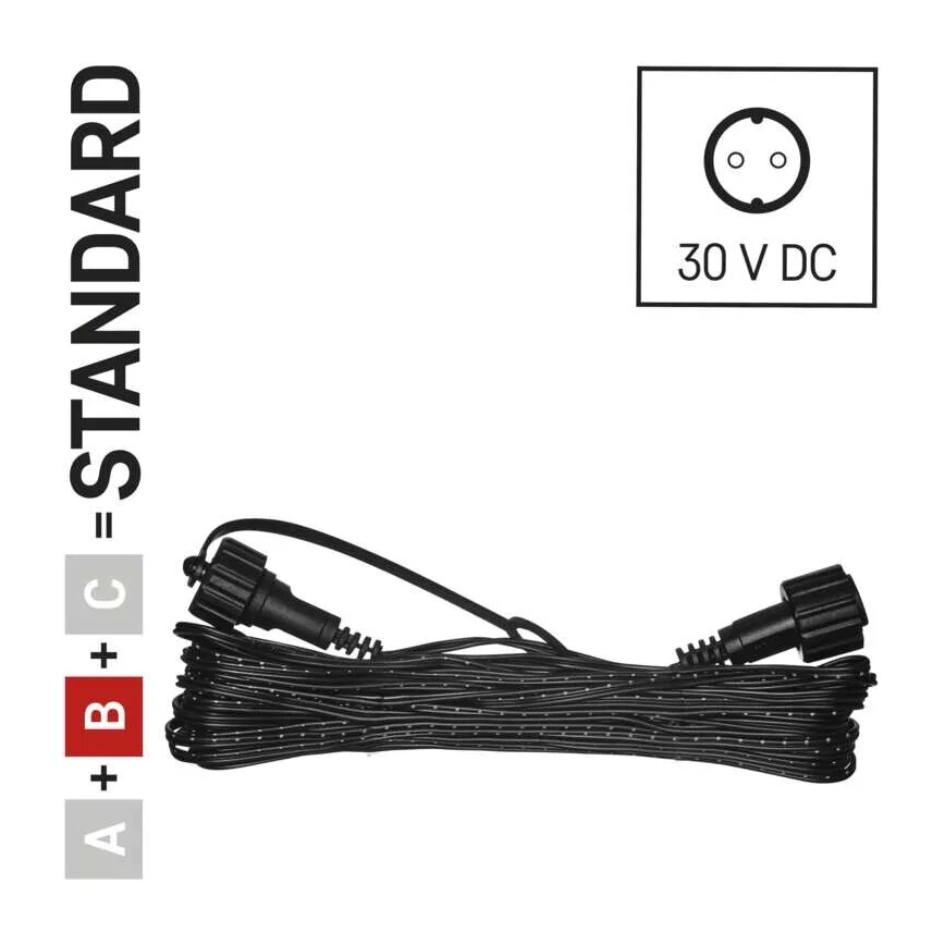 Vanjski produžni kabel za spojne lance 10 m IP44