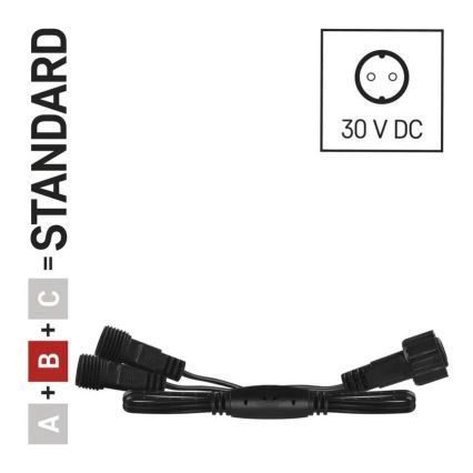 Vanjski razdjelni kabel za svjetlosne nizove 0,5 m IP44