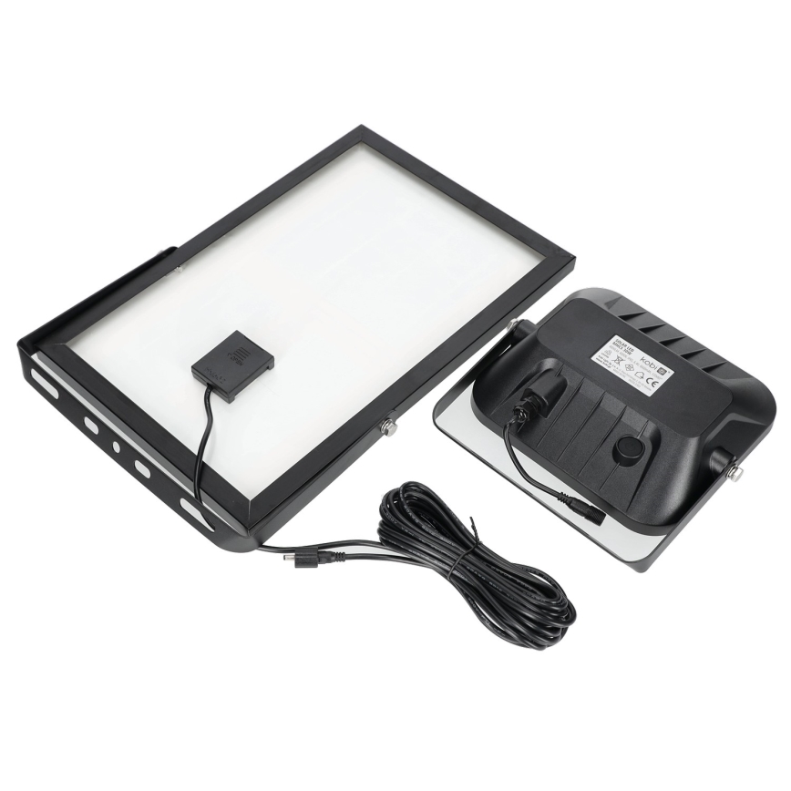 Vanjski solarni reflektor sa senzorom LED/30W/6,4V 4000K IP65 + daljinski upravljač