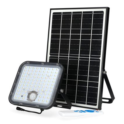 Vanjski solarni reflektor sa senzorom LED/30W/6,4V 4000K IP65 + daljinski upravljač