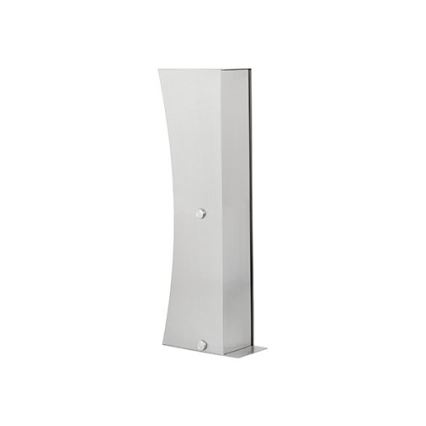 Vanjski stup s 2x SCHUKO utičnicama, 230V, IP44, matni krom