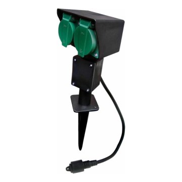 Vanjski stup s utičnicama EASY CONNECT 2U 3600W/230V IP44 zelena