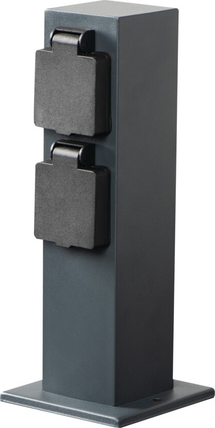 Vanjski stup za utičnice NASTO 2Z Tip E 230V IP44 antracit