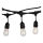 Vanjski svjetlosni niz STRING 15m 15xE27/25W/230V IP54