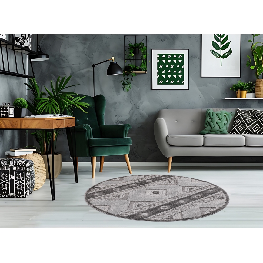 Vanjski tepih CHIARA 120 cm sivi