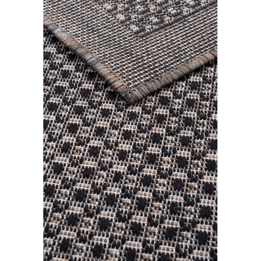 Vanjski tepih EXPRESS 60x100 cm smeđa/crna