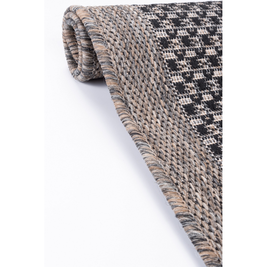 Vanjski tepih EXPRESS 60x100 cm smeđa/crna