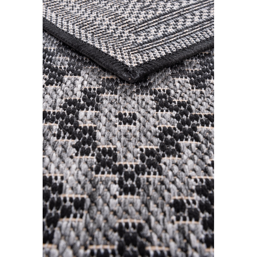 Vanjski tepih EXPRESS NEW OUTDOOR 120x160 cm antracit/siva
