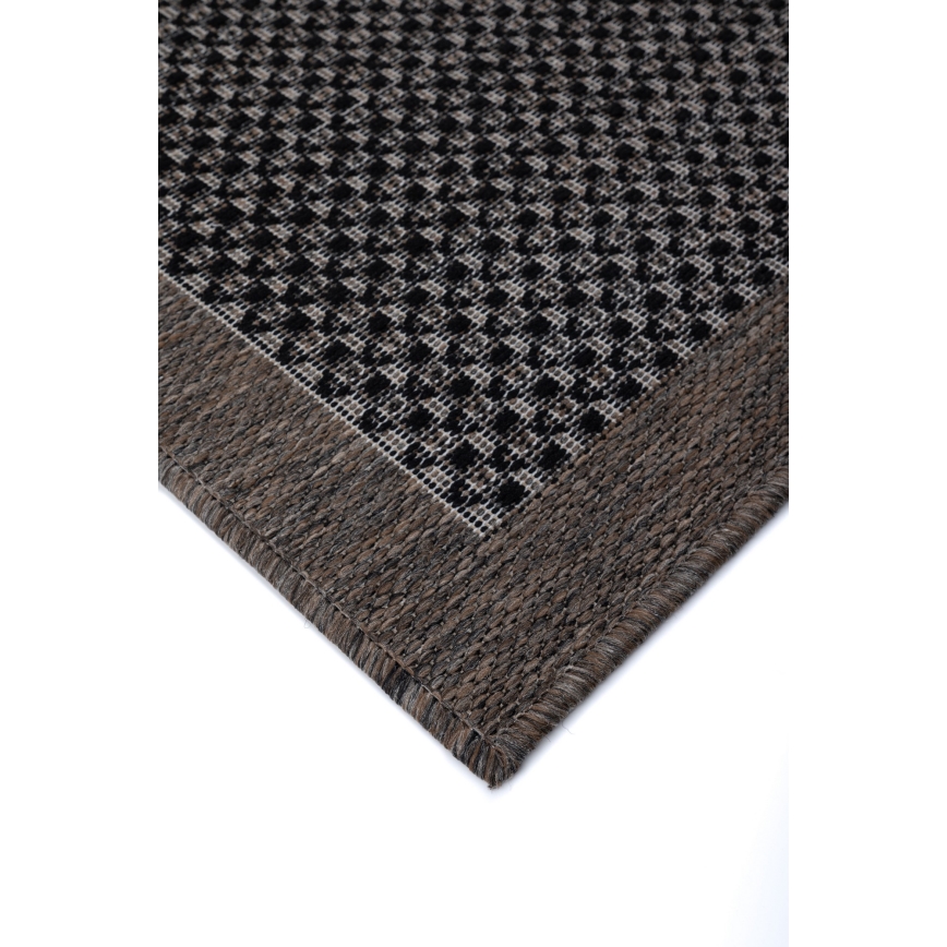 Vanjski tepih EXPRESS NEW OUTDOOR 120x160 cm antracit/smeđa
