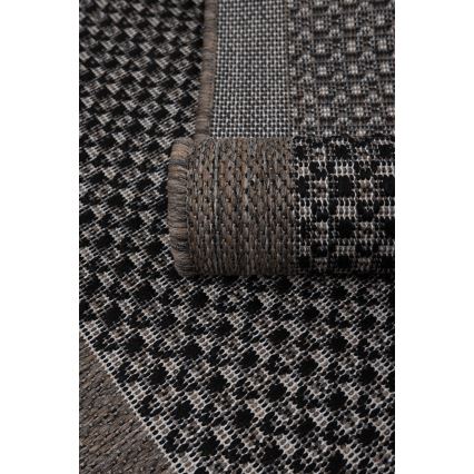 Vanjski tepih EXPRESS NEW OUTDOOR 120x160 cm antracit/smeđa