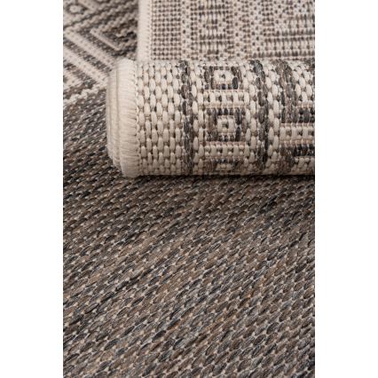 Vanjski tepih EXPRESS NEW OUTDOOR 80x150 cm siva/bež