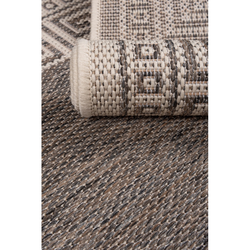 Vanjski tepih EXPRESS NEW OUTDOOR 80x150 cm siva/bež