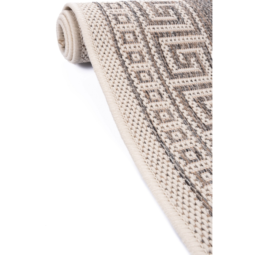 Vanjski tepih EXPRESS NEW OUTDOOR 80x150 cm siva/bež