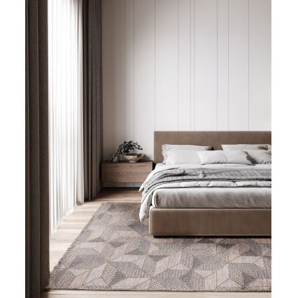 Vanjski tepih ORIA 120x170 cm sivi/bež