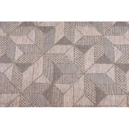 Vanjski tepih ORIA 120x170 cm sivi/bež