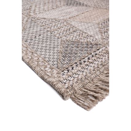 Vanjski tepih ORIA 120x170 cm sivi/bež