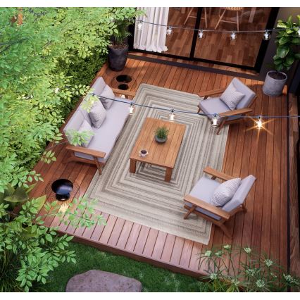 Vanjski tepih ORIA 200x280 cm siva