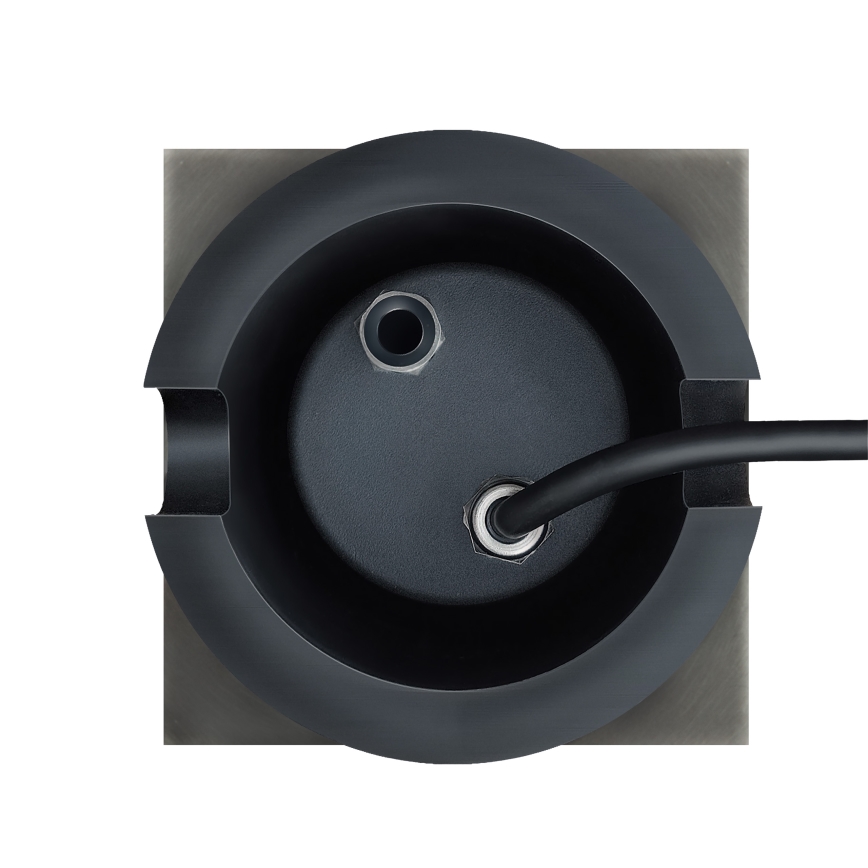 Vanjsko ugradno svjetlo LUKKA CONNECT 1xGU10/4W/230V IP67 mat krom kvadratno