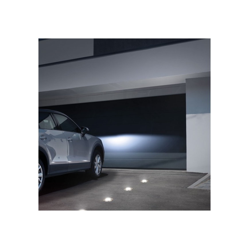 Vanjsko ugradno svjetlo LUKKA CONNECT 1xGU10/4W/230V IP67 mat krom okrugli