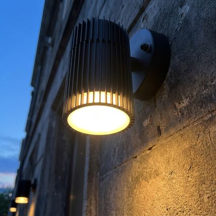 Vanjsko zidno reflektorsko svjetlo LANTHEA 1xGU10/11W/230V IP54 crno