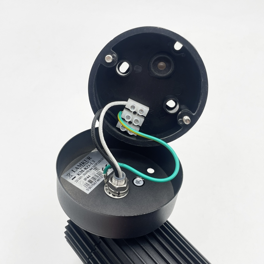 Vanjsko zidno reflektorsko svjetlo LANTHEA 1xGU10/11W/230V IP54 crno