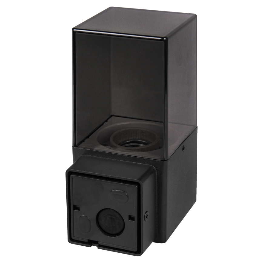 Vanjsko zidno svjetlo 1xE27/40W/230V IP44 crno/dimljeno